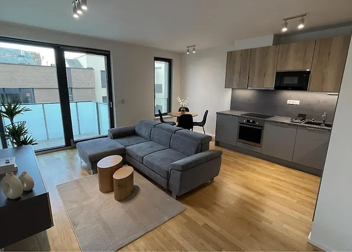 Modern Stylish Apartment With Private Garage